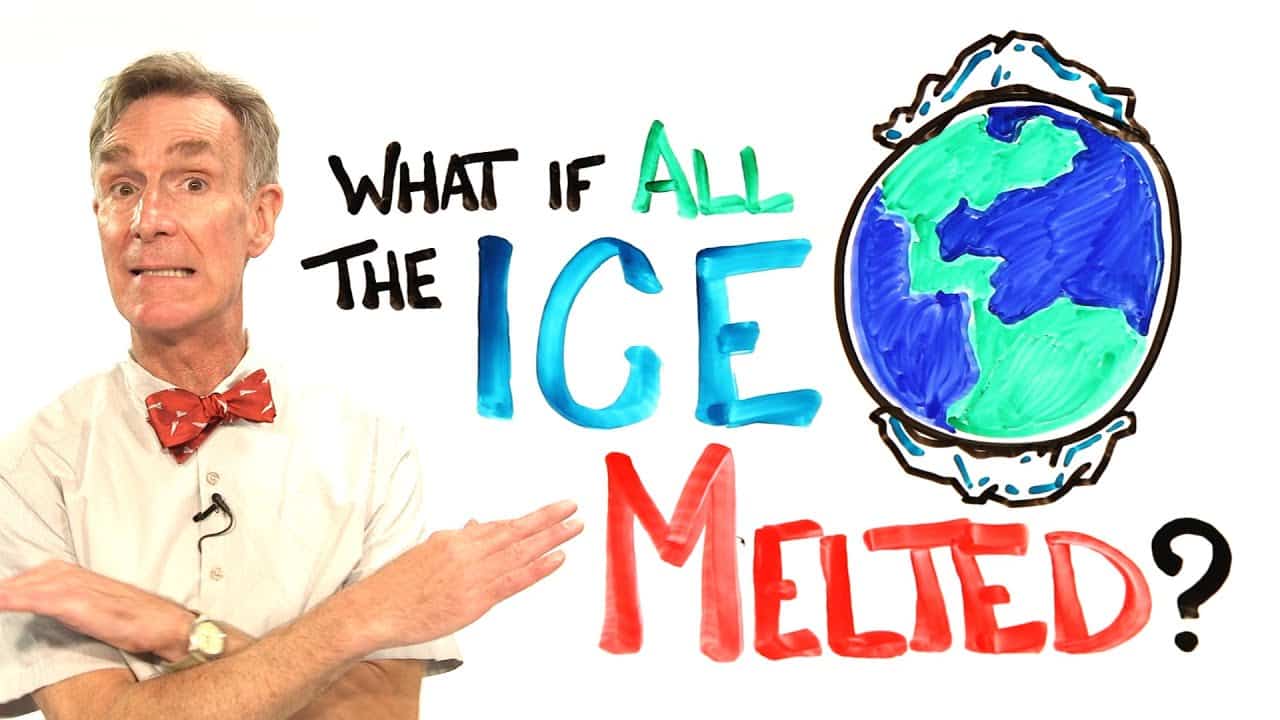 地球上の氷が全て溶けたらどうなるの？