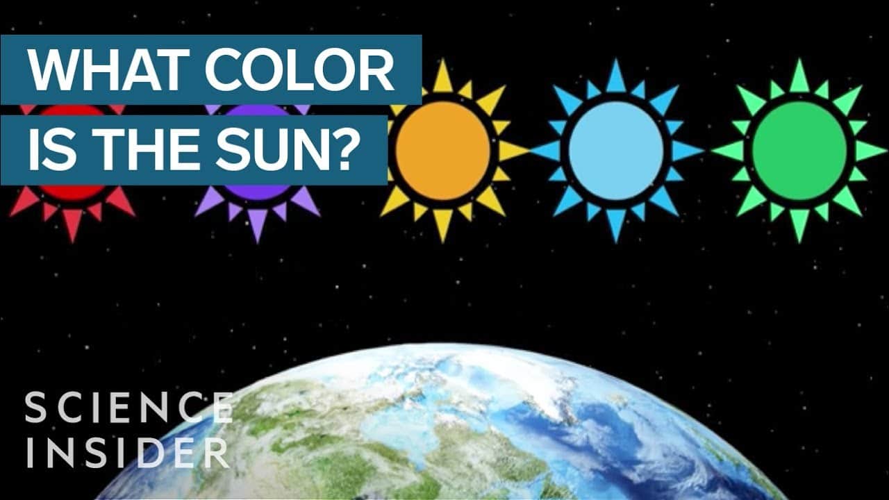 太陽の本当の色は黄色ではない理由