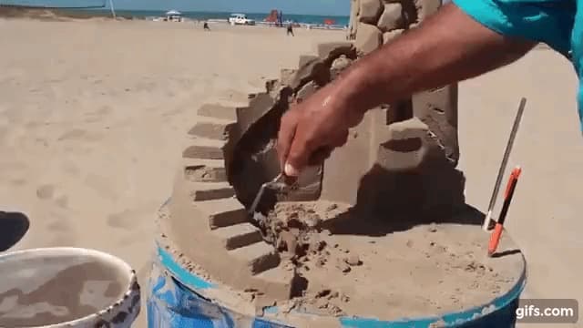 砂の城の作り方