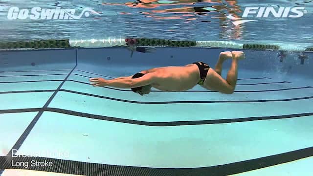 平泳ぎの推進力を上げる「ロングストローク練習方法」