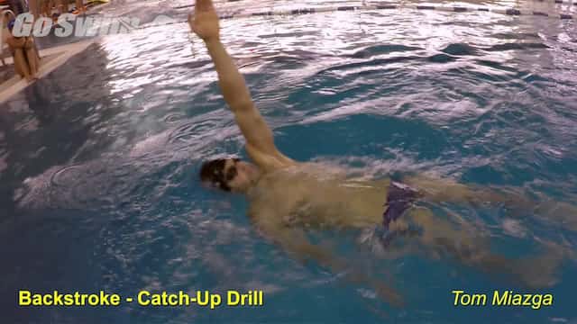 背泳ぎのキャッチとプルの練習方法3通り