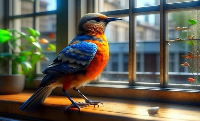 鳥が窓に衝突する理由