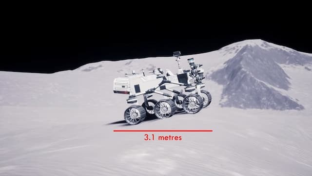 月面者が見れる望遠鏡のレンズサイズ
