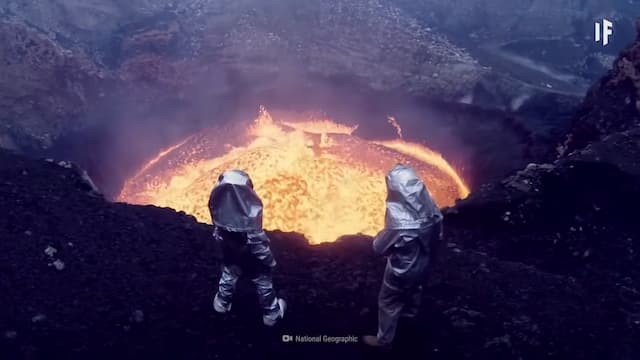 火山にゴミを捨てることは可能か
