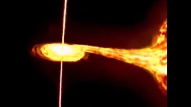 ブラックホールが星を破壊する様子