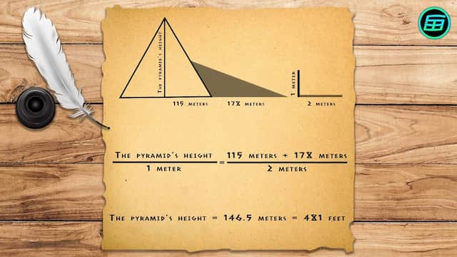 ピラミッドの測定方法