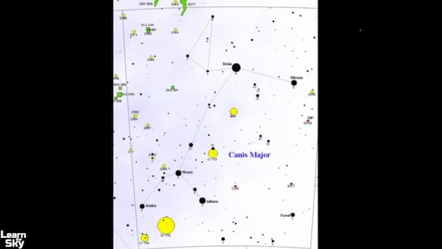 おおいぬ座の見つけ方②