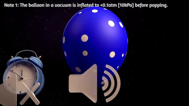 宇宙で風船が破裂した音が鳴る理由