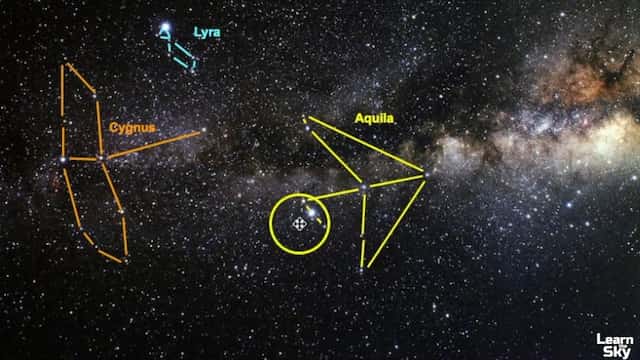 夏の大三角形をつくる星座