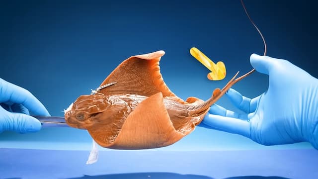 エイの毒針はどうなっているのか