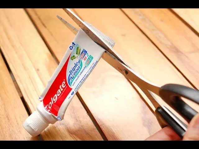 歯磨きチューブの再利用方法