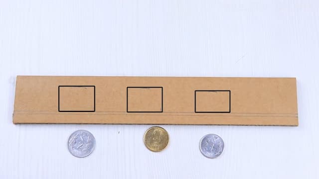 お金の大きさに合わせる