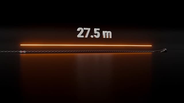 アンカーチェーンの長さ