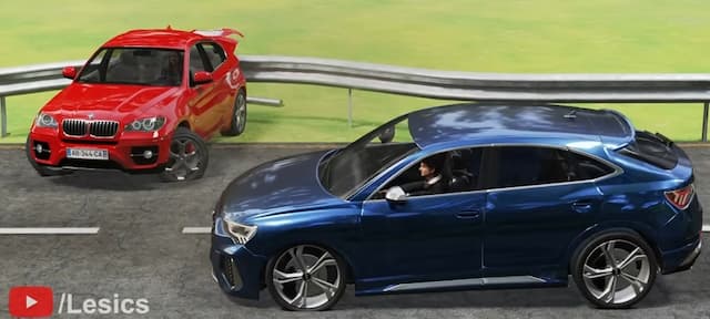 2台の車のタイヤ比較